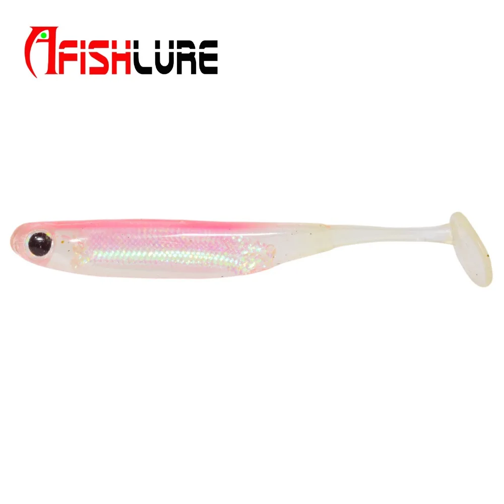 

4pcs/lot Afishlure Telescopic Fish 2.4g 78mm 3D Rainbow Fish Fake Artificial Bait T Tail Soft Fish Swimbaits Plastic Isca