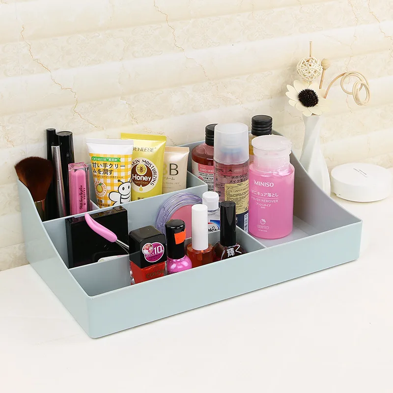 Multifunctional Desktop Storage Box Cosmetic Organizer Container Large