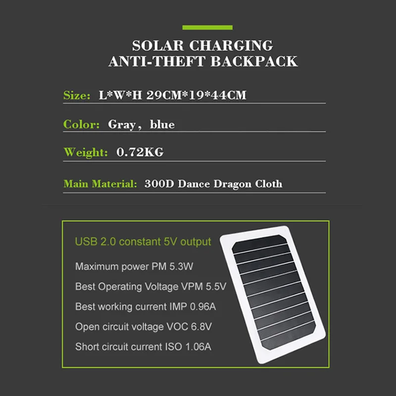 Solar charging backpack (7)
