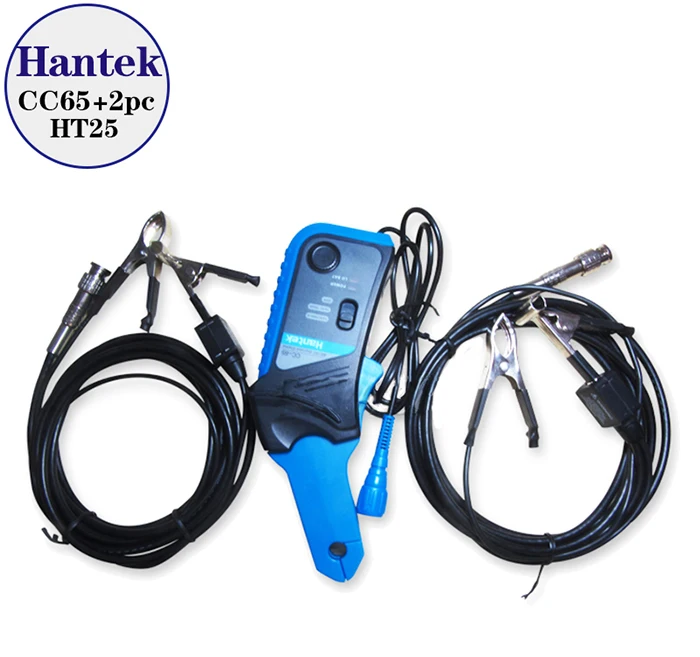 Hantek CC-65 AC/DC клещи с BNC разъем+ 2 шт. HT25 автоматическое зажигание зонда CC65 HT 25 CC 65