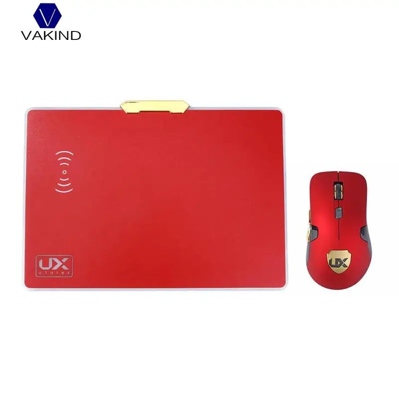 

NEW 3 in 1 Qi Wireless Charger Charging Wireless Mouse Mousepad Mat with 3 Color Light for iPhone Samsung