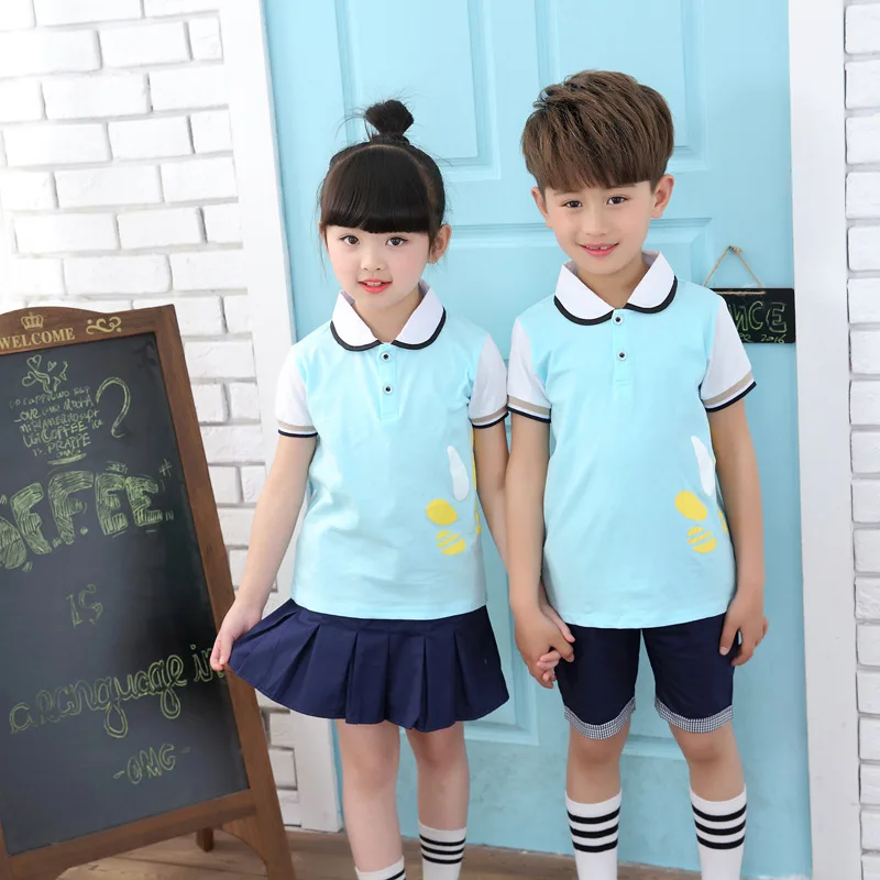 

Children's Wear School Uniform Wholesale 2018 Summer College Breeze Boys Girls Primary And Secondary School Uniforms 3-15 Years