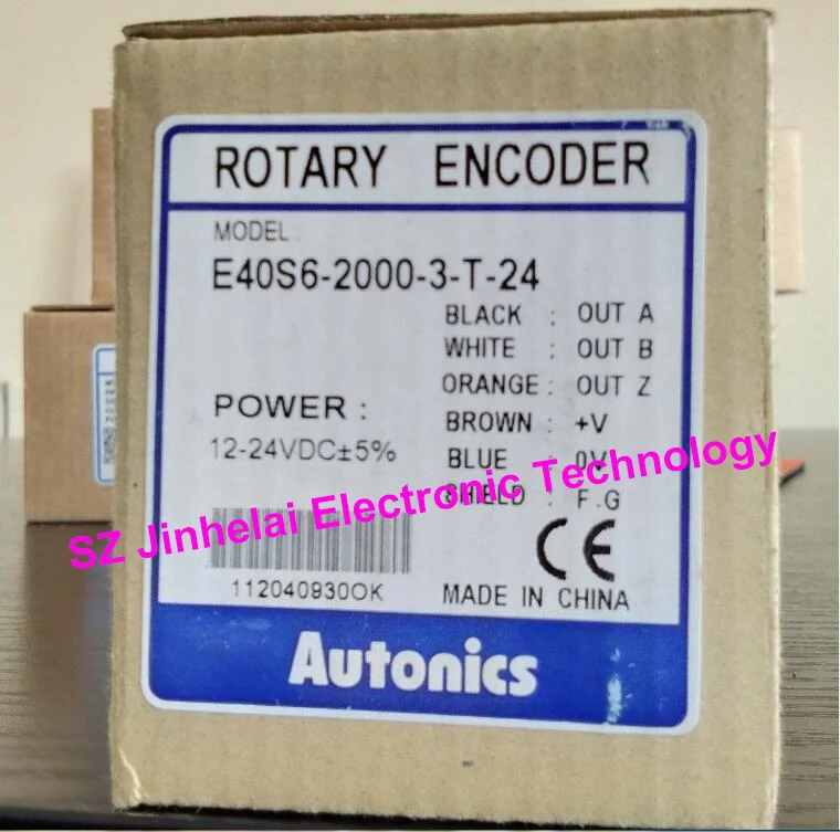 E40S6-2000-3-T-24 New and original AUTONICS Incremental rotary encoder 12-24VDC E40S6-2000-3-T-24 New and original AUTONICS Incremental rotary encoder 12-24VDC