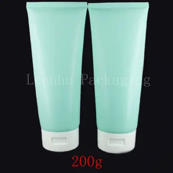

Wholesale 200ml Cosmetic Green Hose, 200g Lotion/Shampoo/Face cream Empty Bottle, Comestic Packaging Container
