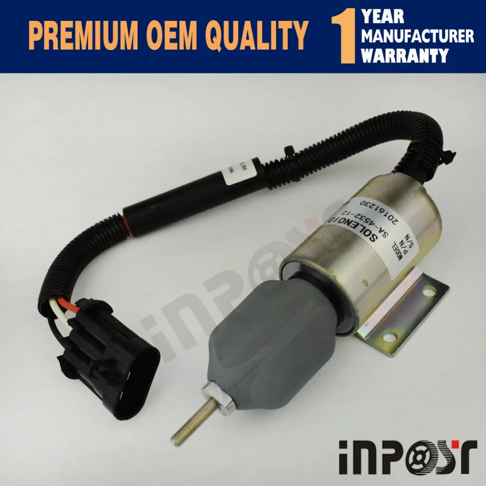 Shutdown Solenoid SA453212 59009134 for Ingersoll-Rand DD-130 Compactor B5.9-C
