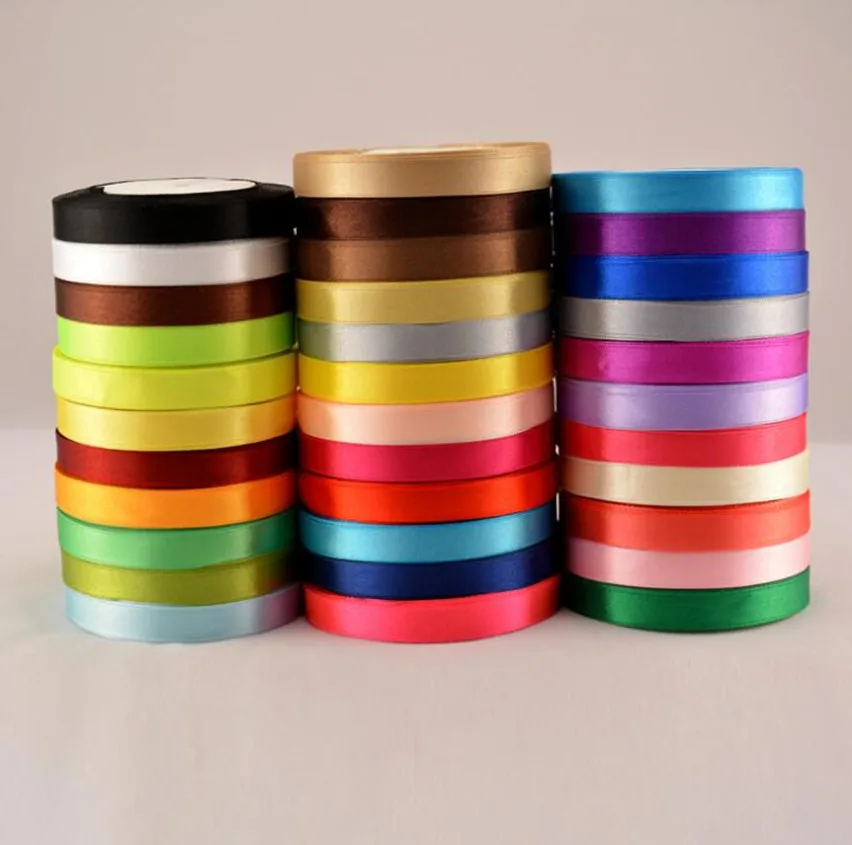 Satin Ribbon Packing Material DIY Bow Craft Decor Weding Party