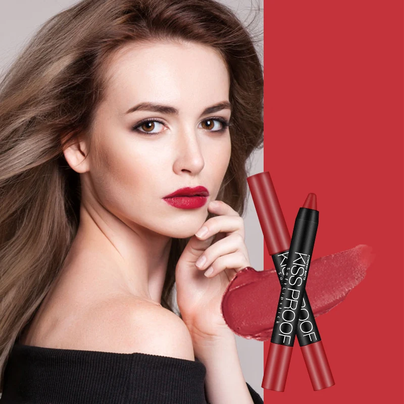 DNM матовая губная помада водостойкая стойкая для губ блеск osmetics карандаш макияж