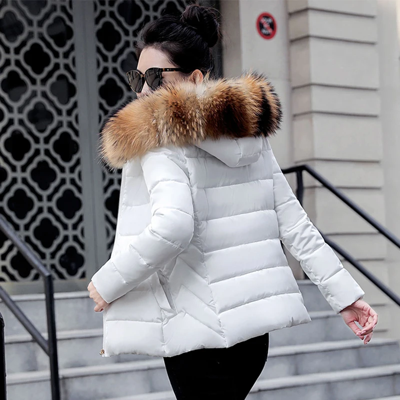 Зимние с мехом пальто и куртки женская верхняя одежда теплые короткие женские пальто повседневная куртка-бомбер Женские базовые куртки плюс размер 5XL
