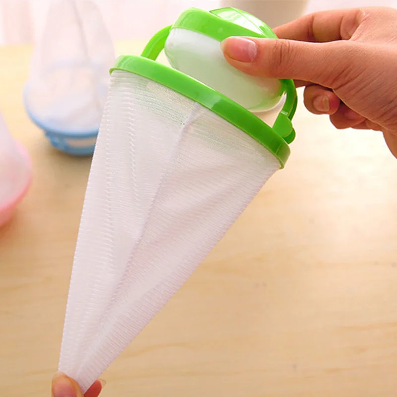 

1PC Mesh Filter Bag Laundry Ball Flower Shape Floating Catcher Washing Machine Filtration Lint Remover Laundry Ball