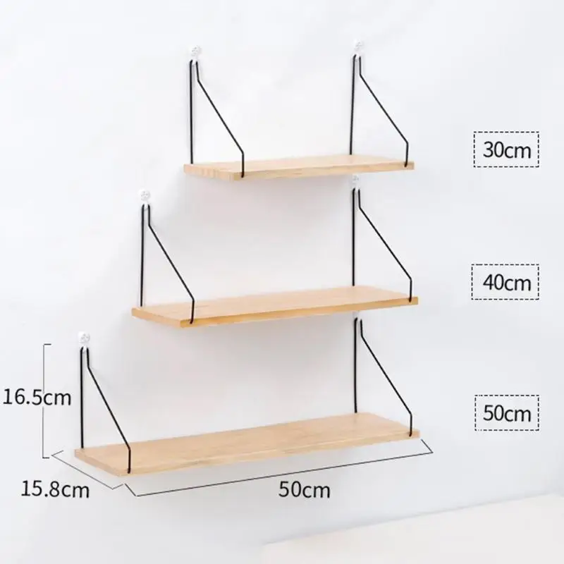 Железная деревянная доска настенная полка спальня домашний держатель украшения полка для хранения Органайзер украшение дома