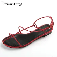 flat black t strap sandals