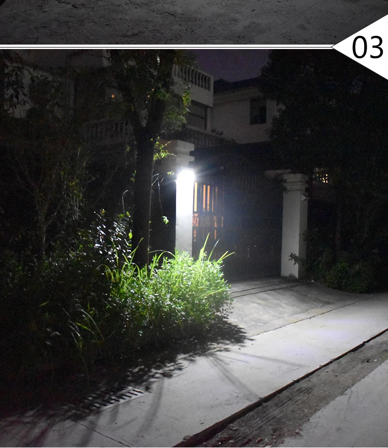 Upgraded Radar Motion Sensor 48LEDS 800lm Aluminum Solar Lamp Garden Home Outdoor Wall Light Waterproof Lighting Lights Lamps solar stake lights