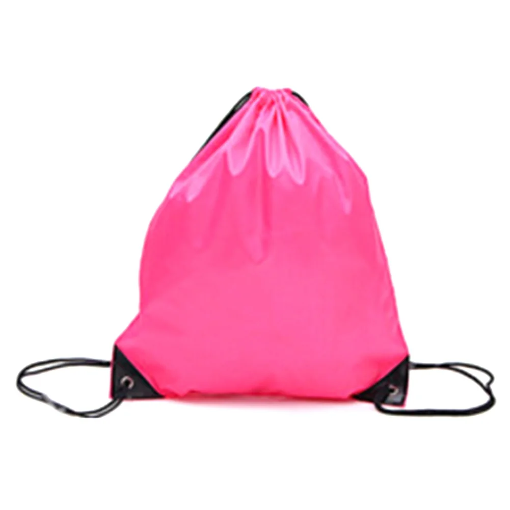 Outdoor Sport 35*40cm Drawstring Nylon Bag Sports Gym Swim Backpack