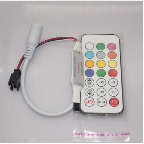 Новинка DC12V мини 21 клавиша ИК контроллер ws2811 1903 16703 светодиодная Пиксельная
