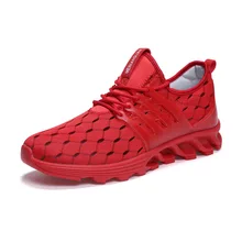 Men Running Shoes Spring Autumn Sneakers Mens Breathable Camping Flats Shoes Zapatillas Hombre Trekking Jogging Walking Shoes