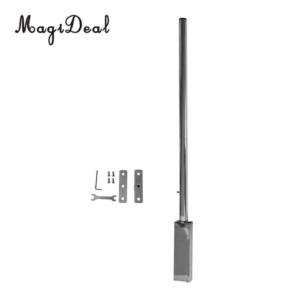 

Marine Stainless Steel Fishing Kayak Trolling Motor Mount Bar Universal for Kayak Canoe Fishing Boat Rust Resistant Accessories
