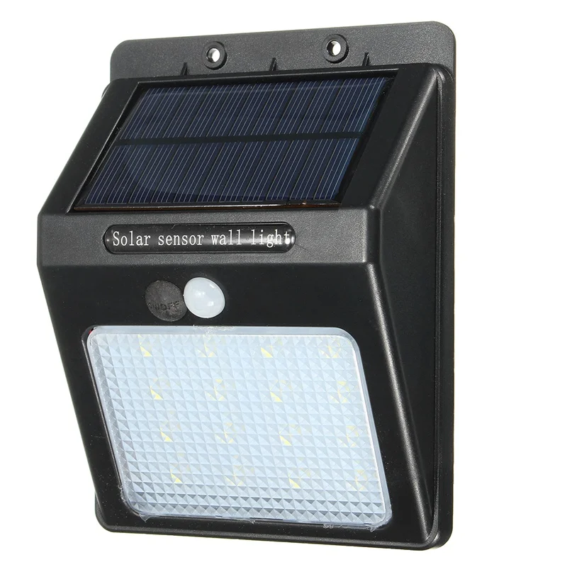 16 LED Solar Light PIR Motion Sensor Security Solar Powered Outdoor Garden Light Fence Flood Wall