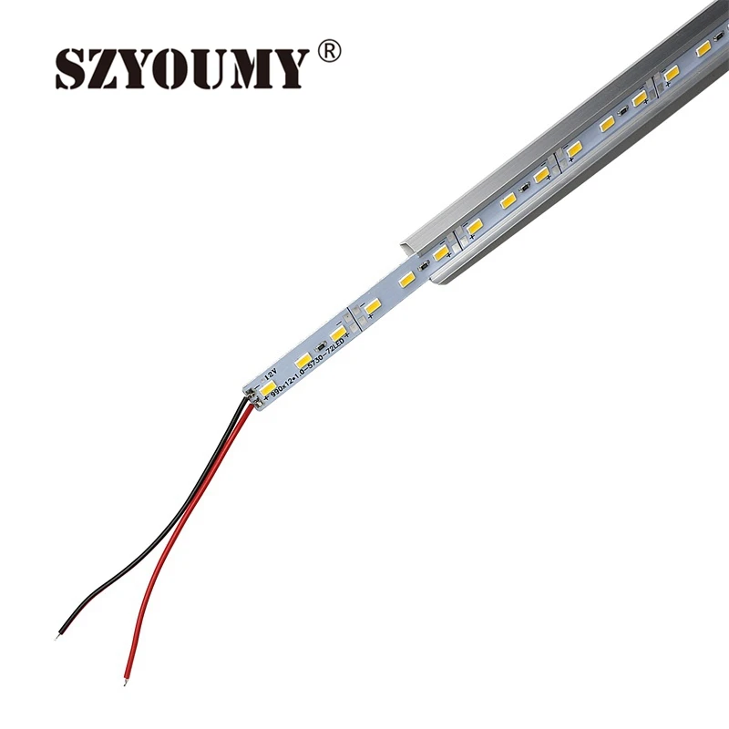 SZYOUMY настенный угловой СВЕТОДИОДНЫЙ светильник постоянного тока 12 В 50 см SMD 5730