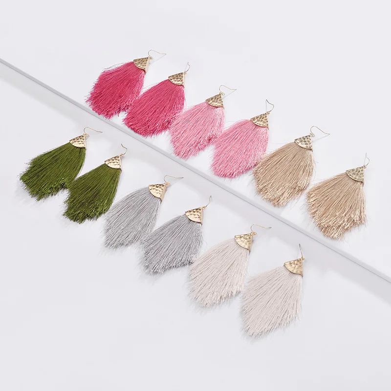 

Women's Earring Exaggerate Long Tassel Earrings For Women Jewelry Female Earring Pendientes Brincos