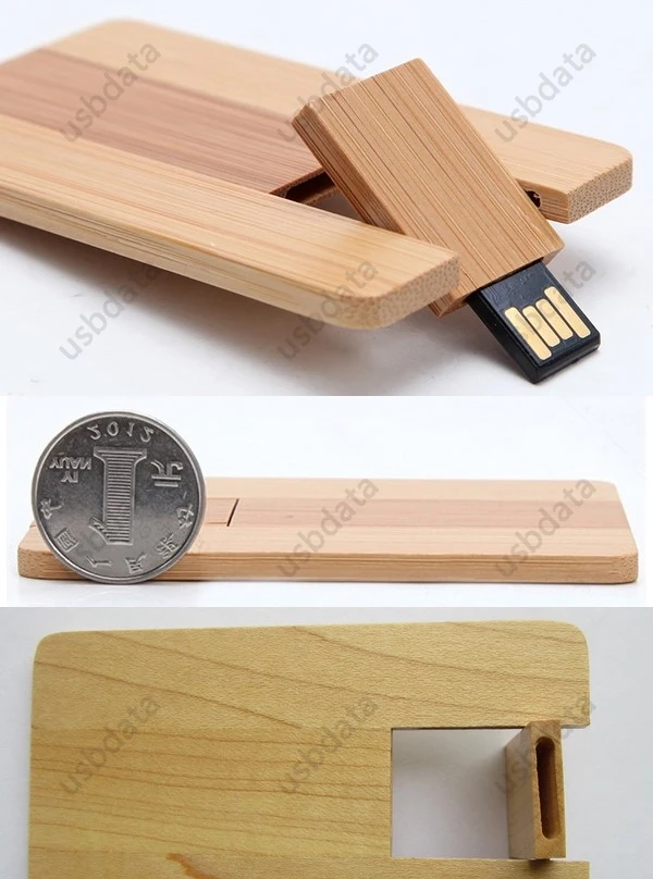Высокое качество 64 Гб 128 ГБ флеш-накопитель деревянная Кредитная карта мини USB флеш-накопитель 1 ТБ 2 ТБ карта памяти Флешка карта диск
