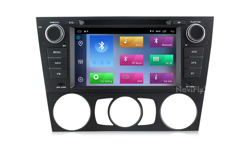 Flash Deal Navifly Android9.1 32G ROM 2G RAM 4G WIFI Car Multimedia player For BMW  E90,E91,E92,E93,3 series car audio dvd gps canbus 17