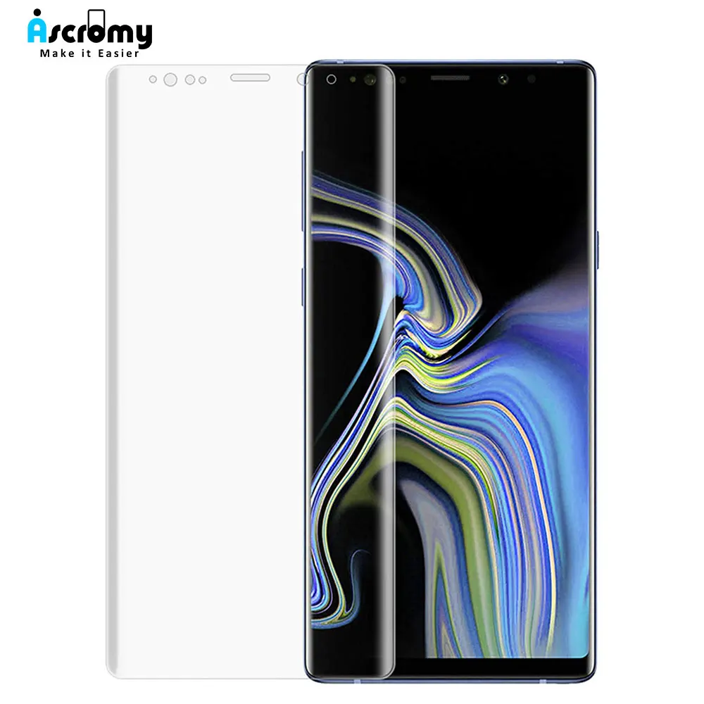 

Ascromy 10PCS Full Cover Screen Protector For Samsung Galaxy Note 9 8 S9 Plus S8 S9plus S7 edge S6 Screen Protection Accessories