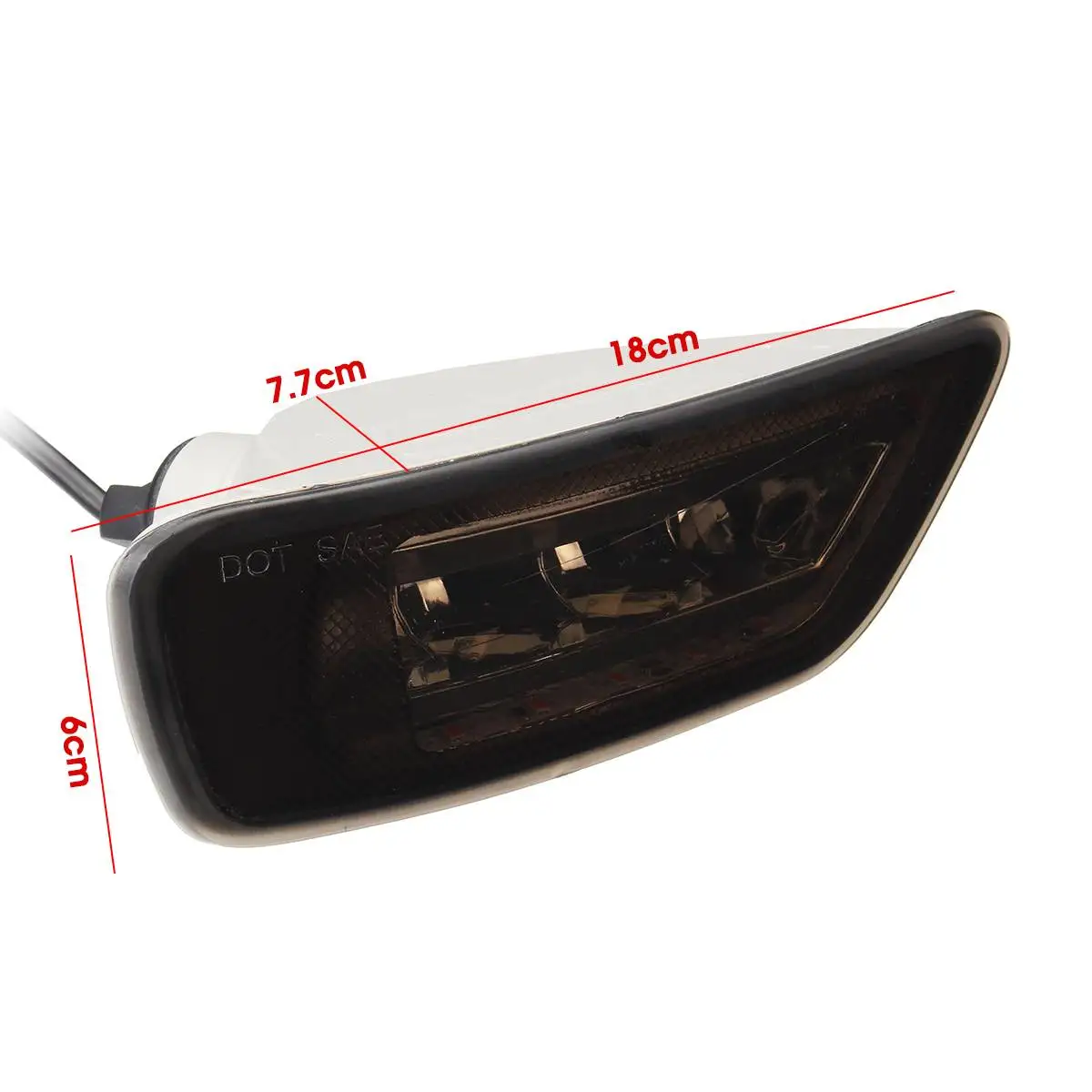  1Pair LED Rear Bumper Fog Marker Rear Lights Tail Brake Fog Lamp For Jeep Grand Cherokee WK2/Compas - 33039835068