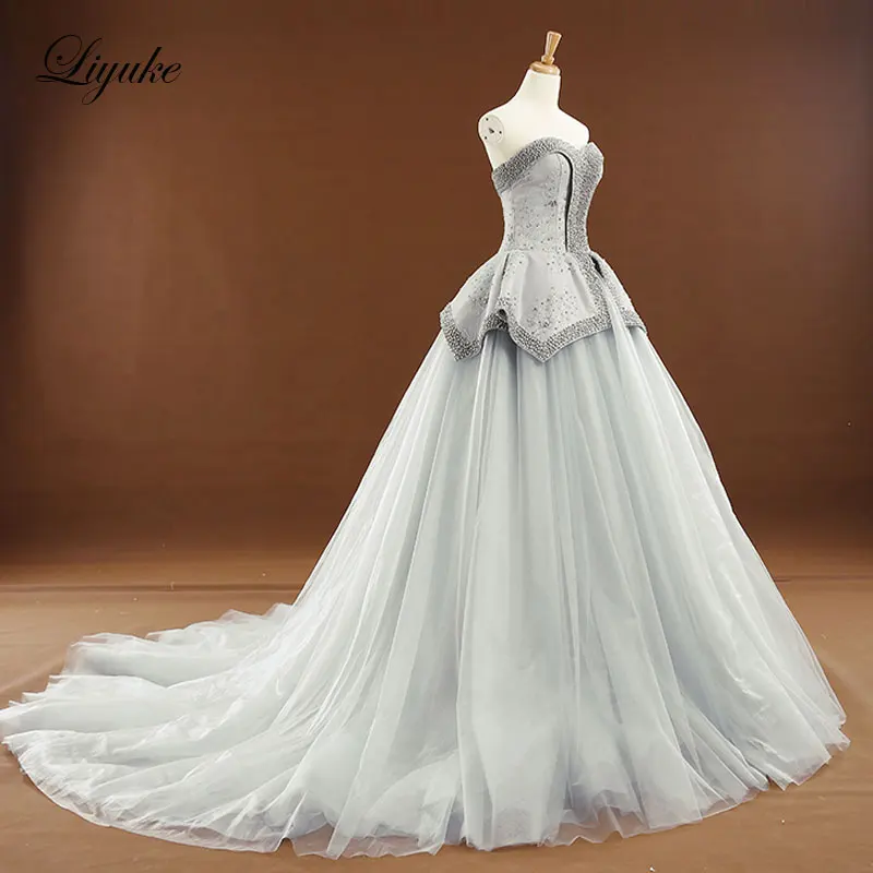 New Arrival Elegant Off The Shoulder A Line Wedding Dress