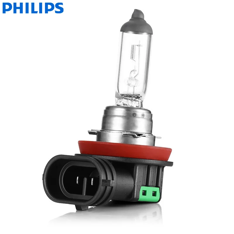 Галогеновая лампа Philips Vision H1 H3 H4 H7 H8 H9 H11 9005 9006 9012 Стандартный оригинальными яркими светильник автомобильные галогенные лампы головного светильник OEM авто противотуманных фар, 1X