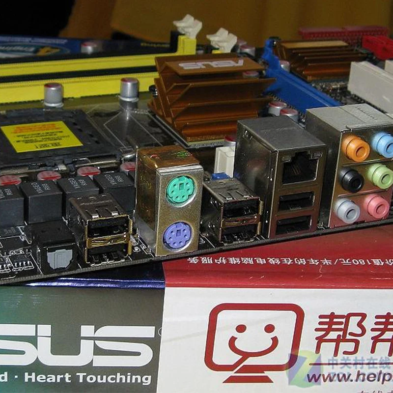 Материнская плата ASUS P5Q SE Plus LGA 775 DDR2 16 Гб для Intel P45 настольная материнская
