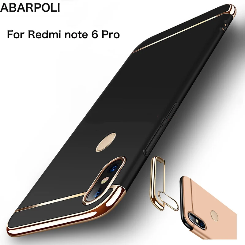 Жесткий чехол 3 в 1 для Redmi Note 6 Pro с полным покрытием Xiaomi Note6 Чехол Fundas на 6pro
