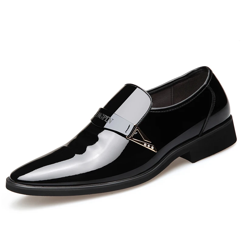 formal leather shoes without laces