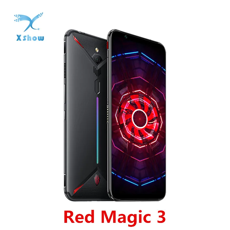 

EU Version Nubia Red Magic 3 Mobile phone 6.65" Snapdragon 855 Fingerprint Front 48MP Rear 16MP 8GB 128GB 5000mAh Game Phone