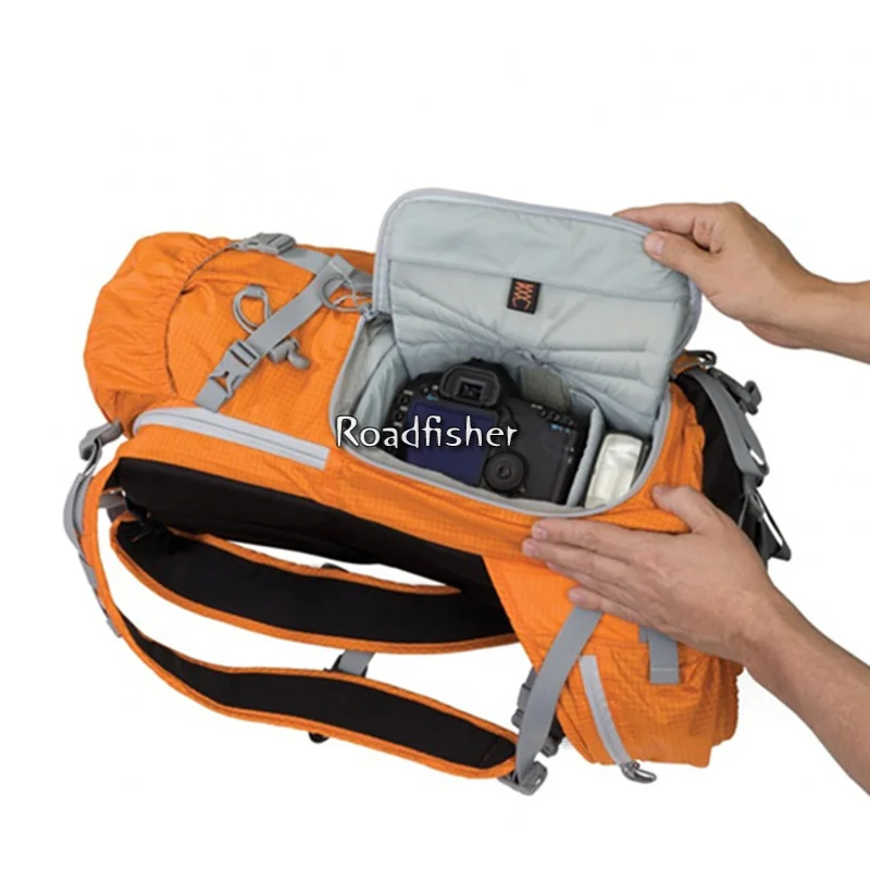 Roadfisher водонепроницаемый полиэстер Lowepro Фото Спорт 200 AW камера сумка на плечо цифровой SLR туристический рюкзак с дождевой крышкой
