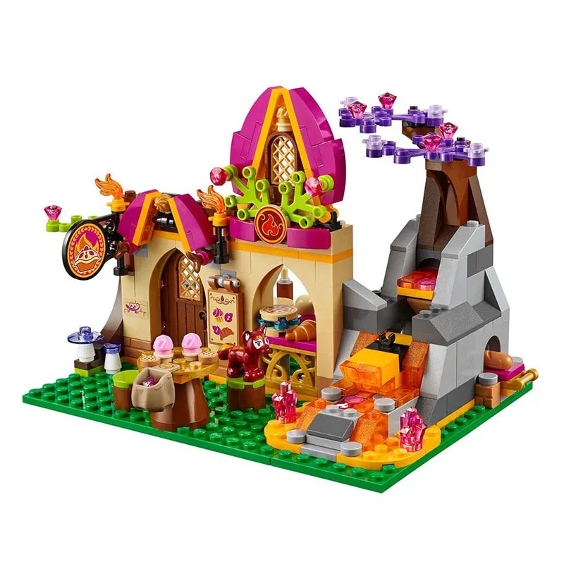 

WAZ Compatible Legoe Elves Friends 41074 Bela 10412 323pcs Azari & Magical Bakery Figure building blocks Bricks toy for children