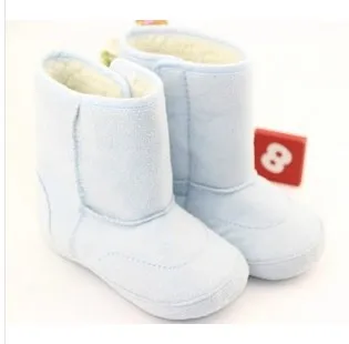 Распродажа, 1 пара теплых детских зимних ботинок с хлопковой подкладкой+ 12 см-14 см, обувь для малышей/младенцев, детские ходунки