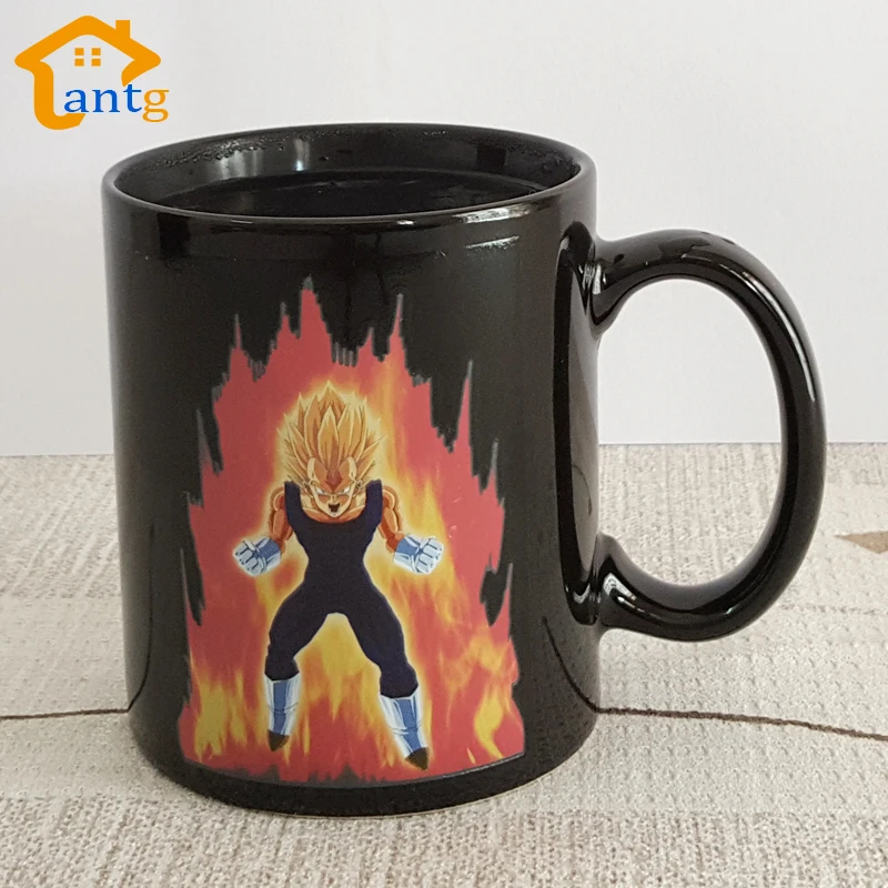 Genuine Dragon Ball Z Vegeta Color Changing Coffee Mug Heat sensitive ...