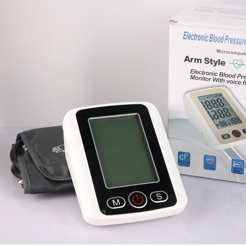 

5 Pcs Digital Upper Arm Blood Pressure Pulse Monitor blood pressure Fitness Measurement sphingomanometer