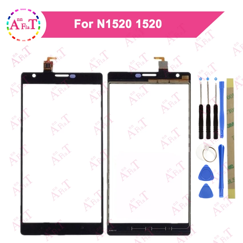 6 0 &quotдля Nokia Lumia 1520 N1520 сенсорный экран дигитайзер Датчик внешняя стеклянная линза