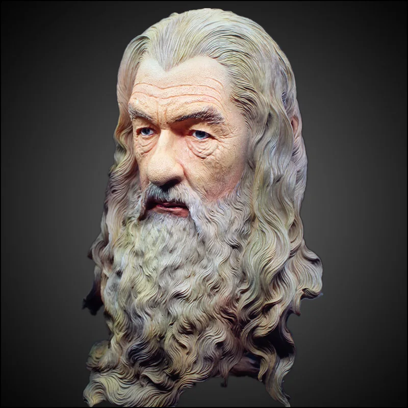 Dropshipping LOTR The Gandalf Figure Resin Bust Statue Sculpture Rings Hobbit Cosplay Home Decoraction Gift 2 Colors For Choose Dropshipping LOTR The Gandalf Figure Resin Bust Statue Sculpture Rings Hobbit Cosplay Home Decoraction Gift 2 Colors For Choose