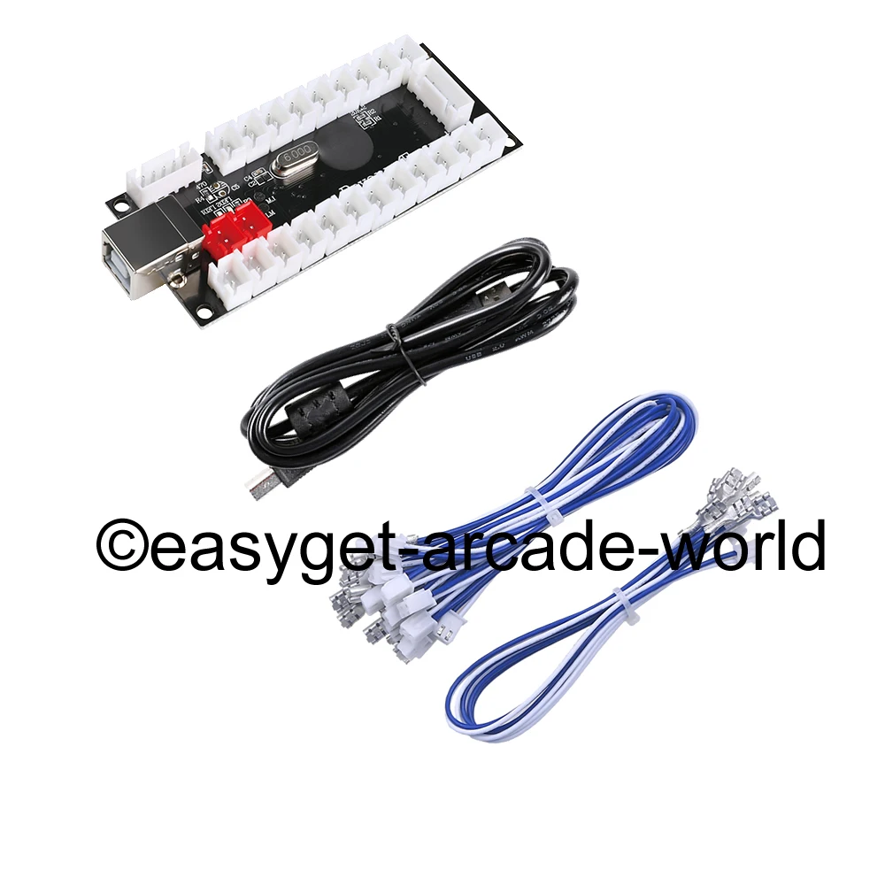 

New Zero Delay Arcade USB Encoder PC To Joystick Controls For MAME & Arcade Fight Stick Controls + Free Shipping