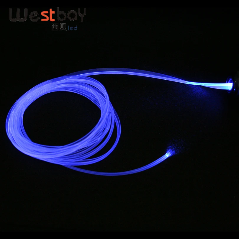 Westbay 3mm*5m Optic Fiber Light Side Glow Optical Fiber PMMA Plastic