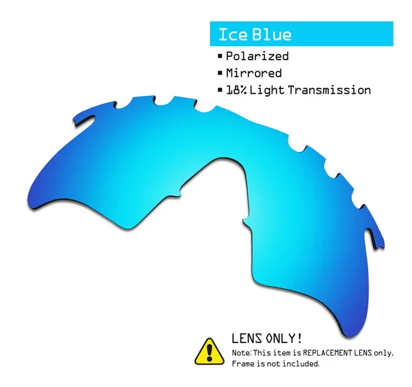 SmartVLT поляризованные Сменные линзы для солнцезащитных очков с вентиляционным нагревателем - Цвет линз: Ice Blue-ShieldCoat
