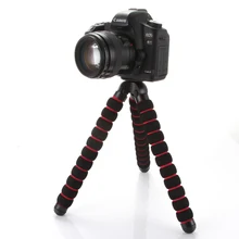 Gran Pulpo Trípode Flexible de la Araña DSLR Cámara DV Soporte 1/4 “3/8” Tornillo de Montaje