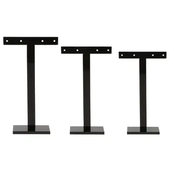 

3 Pcs/Set Earrings Shelf Fashion Stand Holder Jewelry Display Rack Acrylic Ear Stud Showcase Professional Organizer Lamp Tree