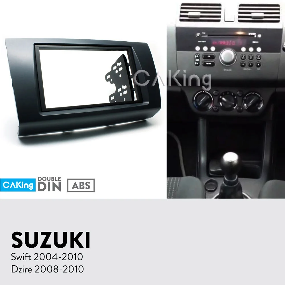 Автомобильная панель Радио панель для SUZUKI Swift 2004-2010 Dash монтажный комплект установка переходная пластина рамка адаптер консоль покрытие для стереосистемы отделка