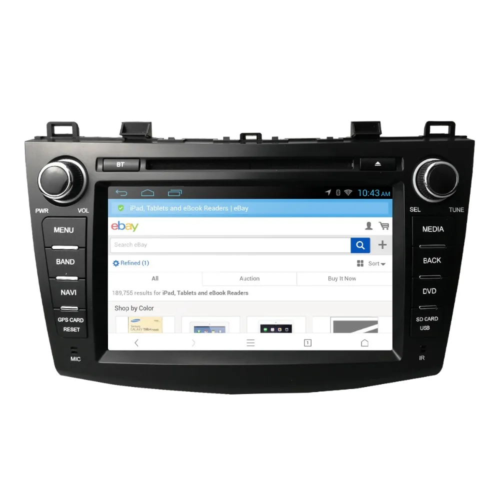 Top New 8" Android8.1 Car DVD Player for Mazda 3 Mazda3 2010-2013 with BT 4G Wifi Radio GPS 2GRAM SWC RDS DVR DAB DTV Mirror-Link 2