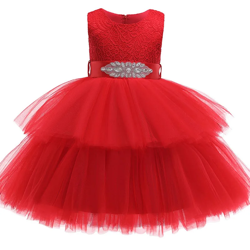 Vestido2019 весенне летнее Новое нарядное платье для девочек принцессы зарубежной