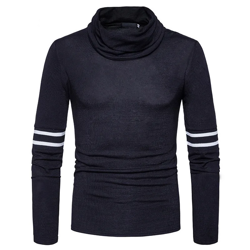 Sweater  Men 2018 Male Brand Casual Slim Sweaters Men Thick PulloversTurtleneck Men Sweater