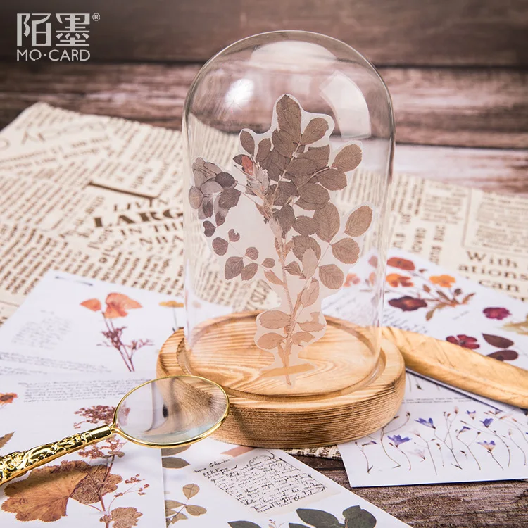 

DIY Plastic Retro Style Big Stickers Bag Old Newspaper Vintage Scrapbooking DIY Decor Bullet Diary decoration